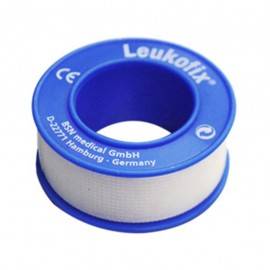 Cinta Adhesiva BSN Leukofix Transparente Impermeable de Polietileno 2.5 cm x 5 m - Envío Gratuito