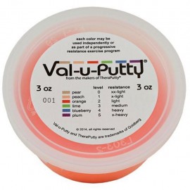 Plastilina Val-u Putty para Ejercicios de Rehabilitación en Mano Resistencia Suave Color Naranja - Envío Gratuito